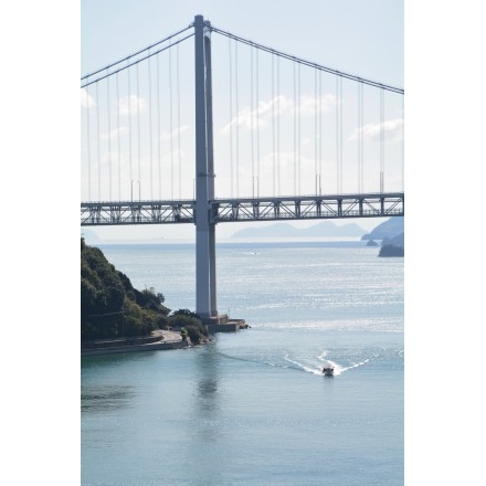 秋のしまなみ海道因島大橋