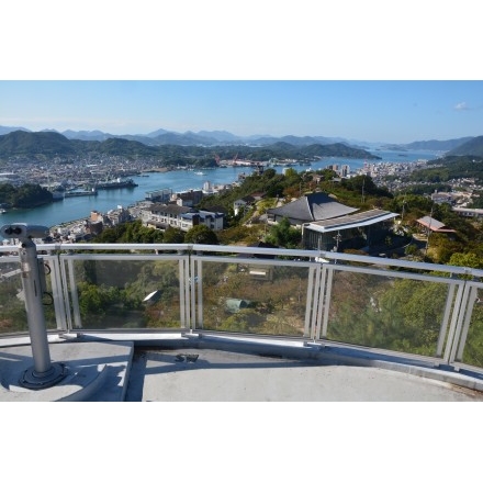 千光寺公園頂上展望台から見た風景