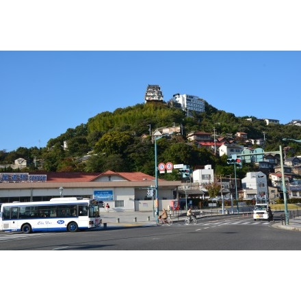 尾道駅前の風景