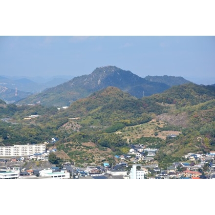 しまなみ海道生口橋塔頂からの風景