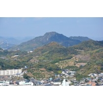 しまなみ海道生口橋塔頂からの風景