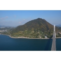 しまなみ海道多々羅大橋塔頂からの風景