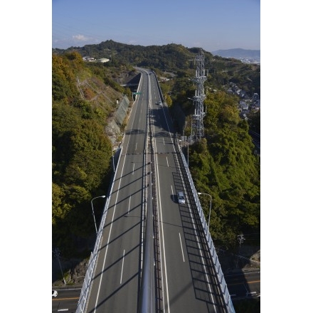 しまなみ海道新尾道大橋塔頂からの風景