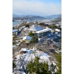 千光寺公園から見る雪景色