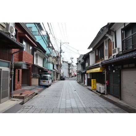 長江の旧畳表問屋街