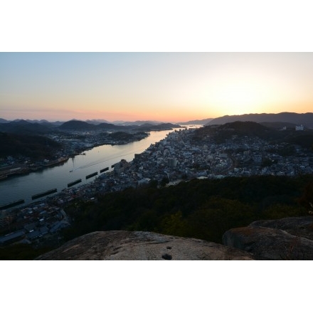 浄土寺山から見る夕景