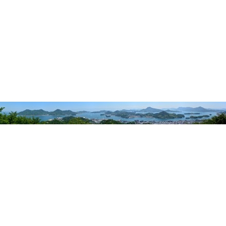 因島公園からのパノラマ風景