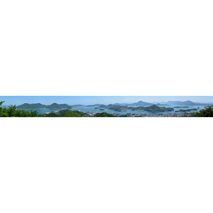 因島公園からのパノラマ風景