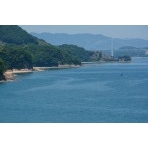 因島水軍スカイラインから見るしまなみ海道因島大橋