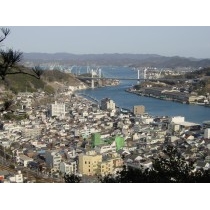 千光寺山から見る尾道市街地