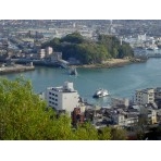千光寺山から見る尾道水道と渡船