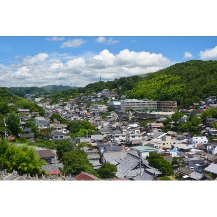 千光寺山ロープウェイから見た風景