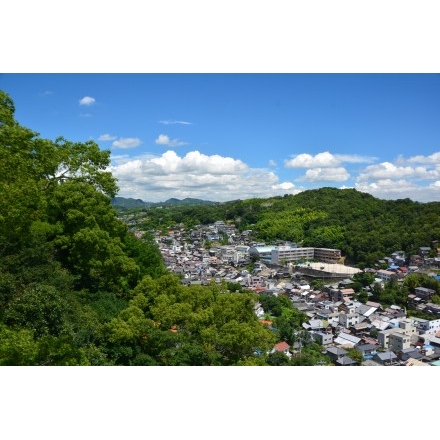 千光寺山ロープウェイから見た風景