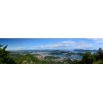 鳴滝山頂上から見るパノラマ風景