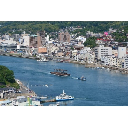 岩屋山から見た尾道水道