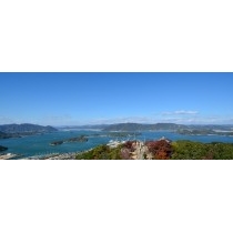 白滝山頂上からの眺め（パノラマ）