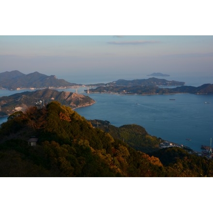 岩城島・積善山山頂から見るゆめしま海道