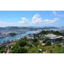 千光寺公園頂上展望台からの風景