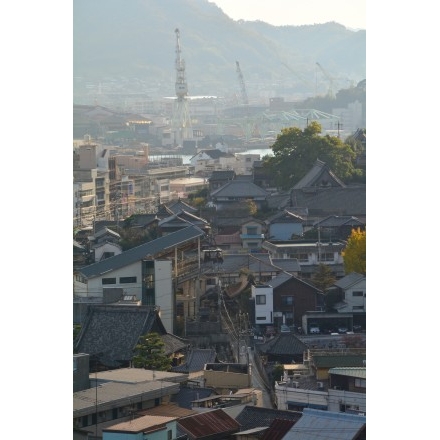 大山寺境内から見た夕景