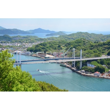 浄土寺山から見る春の尾道水道