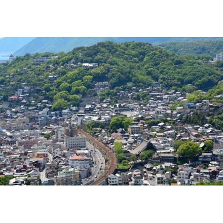 浄土寺山から見る春の尾道市街地