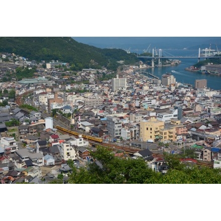 千光寺境内から見る尾道市街地