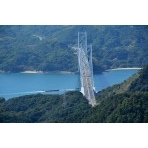 高見山展望台から見たしまなみ海道因島大橋