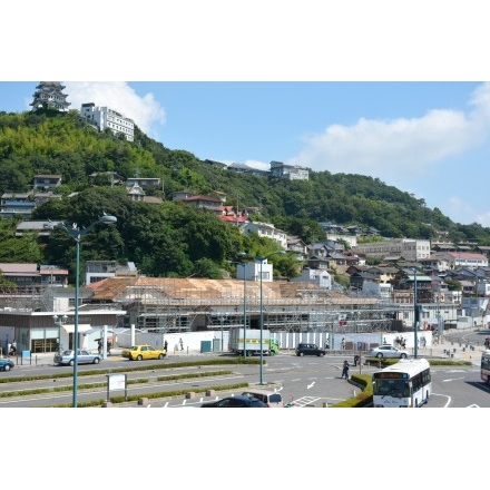 解体工事中のJR尾道駅