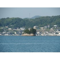 船上から見る沖の観音