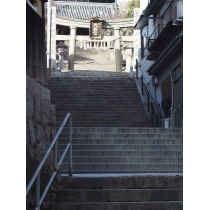御袖天満宮の石段