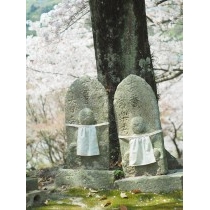 向上寺のお地蔵さんと桜