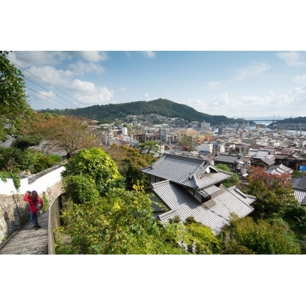 天寧寺坂からか見る尾道の町並み