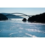 伯方島から見たしまなみ海道大三島橋