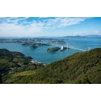 亀老山展望台からの風景