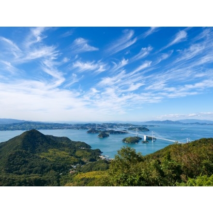 亀老山展望台からの風景