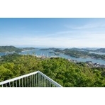 因島公園の展望台から見た風景