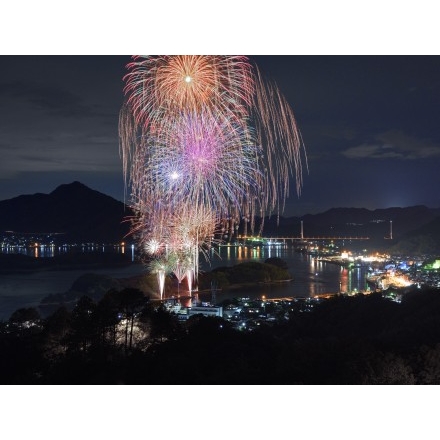 【要クレジット　写真提供：栗山主税】2019いんのしま水軍花火大会