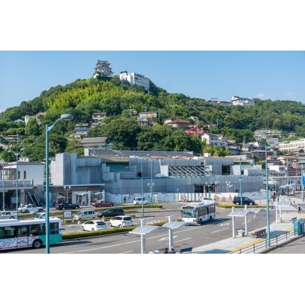 建設中の尾道駅