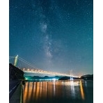しまなみ海道因島大橋の夜景