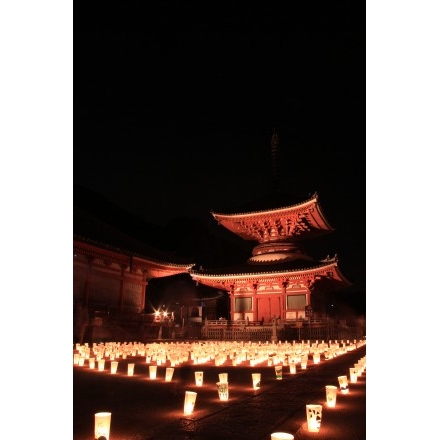 尾道灯りまつり・浄土寺多宝塔