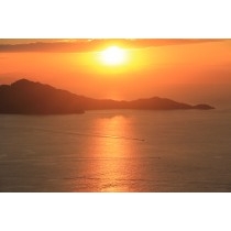 高見山展望台から見る朝日