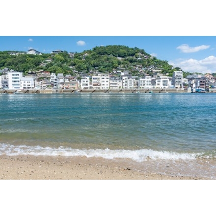 向島・兼吉地区から見た尾道の夏風景