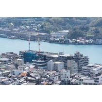建設中の尾道市役所
