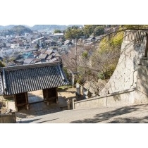 御袖天満宮の石段と山門