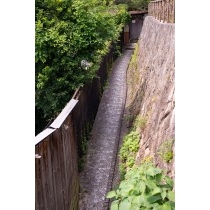 帆雨亭へと続く路地