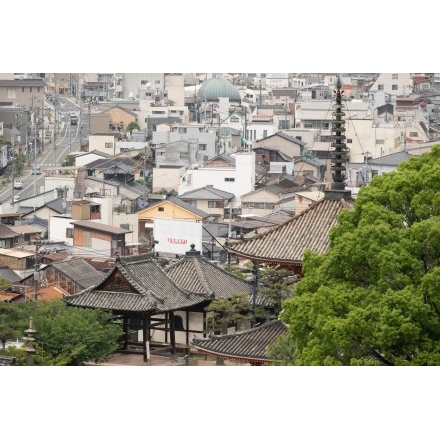 No.5096 海龍寺境内から見る浄土寺周辺の街並み