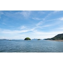 向島から見る瀬戸内海の風景