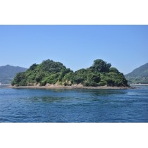 海上から見るひょうたん島