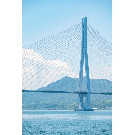 夏のしまなみ海道多々羅大橋