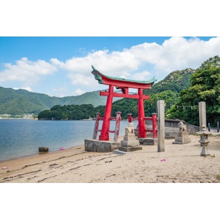 岩子島厳島神社の大鳥居